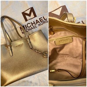Michael Kors Kellen Rose Gold Purse